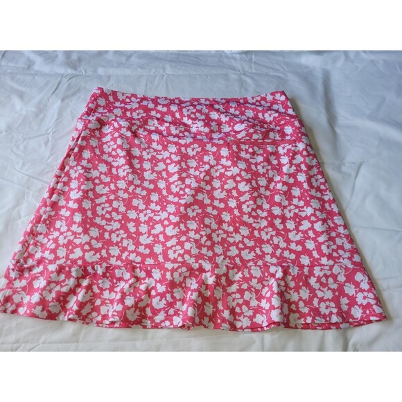 Golftini Skort Womens Large Sprinkles Pink Floral Skirt Short Tennis Athleisure - Picture 4 of 8